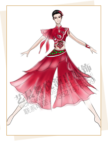 青花瓷舞蹈表演服装定制