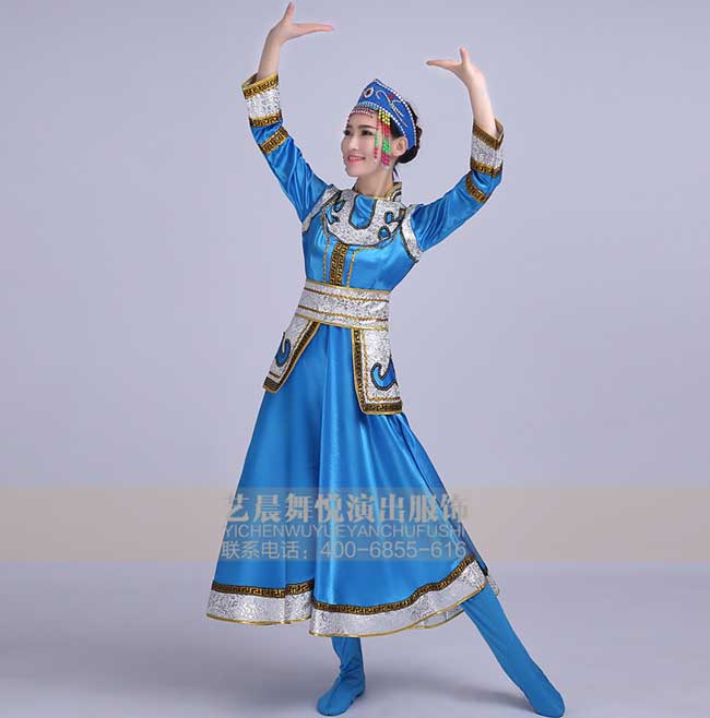 蒙古族舞蹈服饰设计