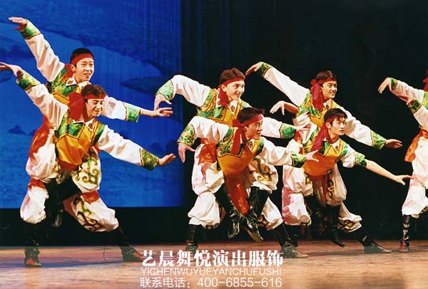 蒙古舞蹈服装定做