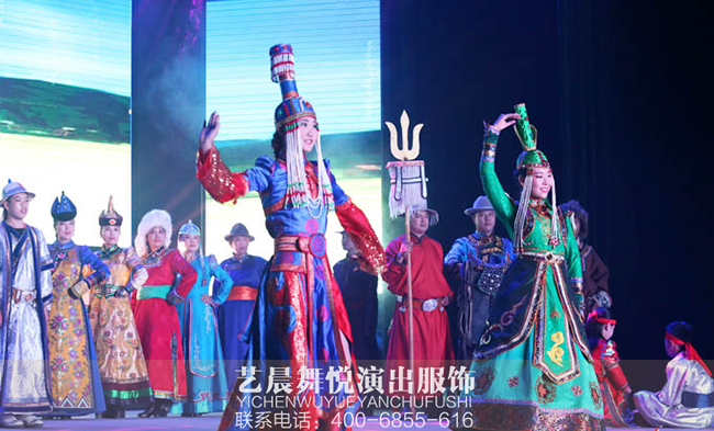 蒙古族舞蹈演出服装设计