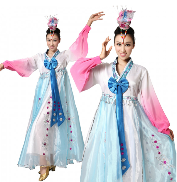 朝鲜族舞蹈服装定制