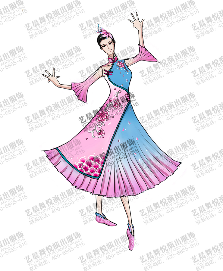 详情民族舞蹈服装设计