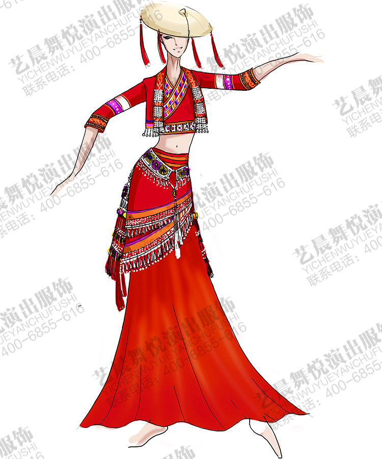 傣族舞蹈服装