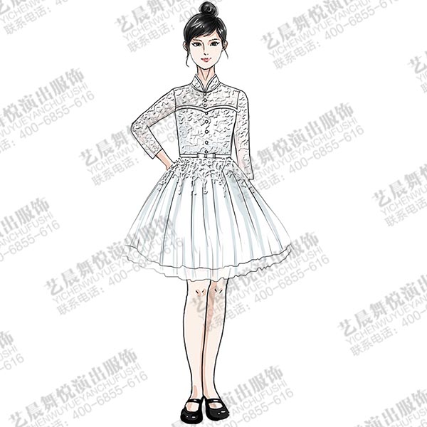 校园合唱服装定制
