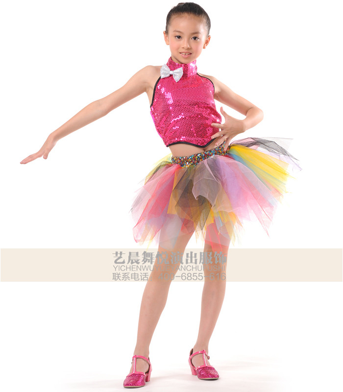 校园现代舞蹈服装定制,学生现代舞蹈服装设计,儿童现代舞演出服装定制