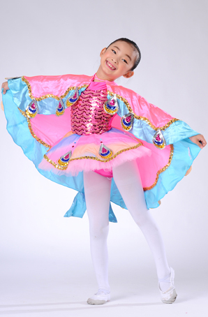 艺晨舞悦儿童演出服装小蝴蝶表演服装定制儿童舞台服装