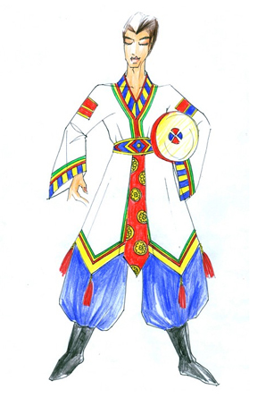 艺晨舞悦朝鲜族舞蹈服装朝鲜族民族服装定做设计