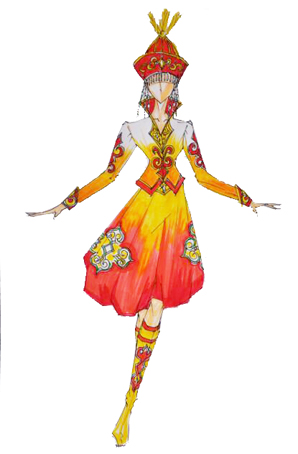 艺晨舞悦少数民族舞蹈演出服定做维族新疆舞蹈服装女新疆舞蹈服装