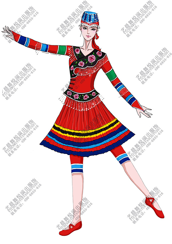 民族舞蹈服装设计